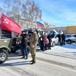 В Уйском районе прошел  автопробег в поддержку российской армии