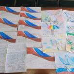 Письма и рисунки от мари-турекских школьников отправлены военным на Донбасс