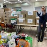 Волонтёры Южного округа Москвы ежедневно помогают на пунктах сбора гуманитарной помощи жителям Донбасса