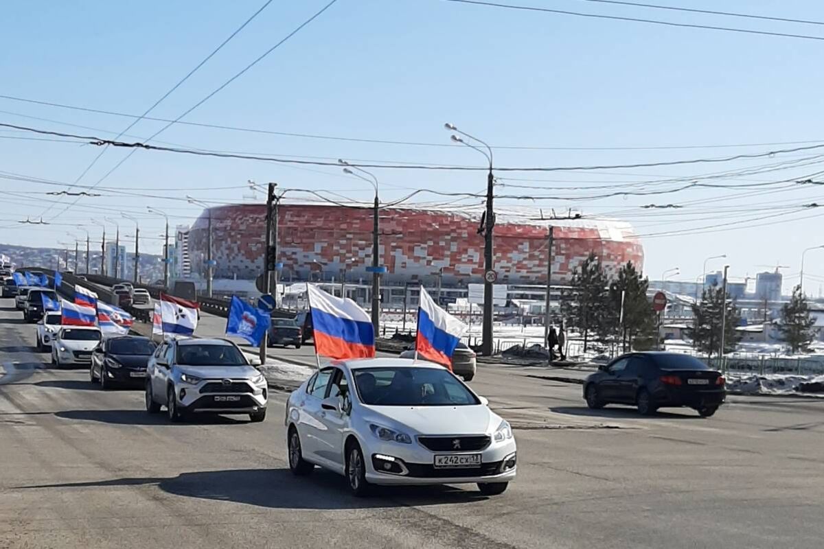 В Саранске состоялся автопробег «Крымский мост ПФО»