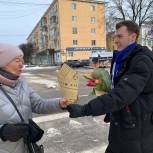 Активисты МГЕР приняли участие в акции в честь Международного женского дня