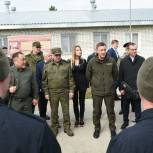Андрей Турчак встретился с мобилизованными на базе одной из войсковых частей в Краснодарском крае