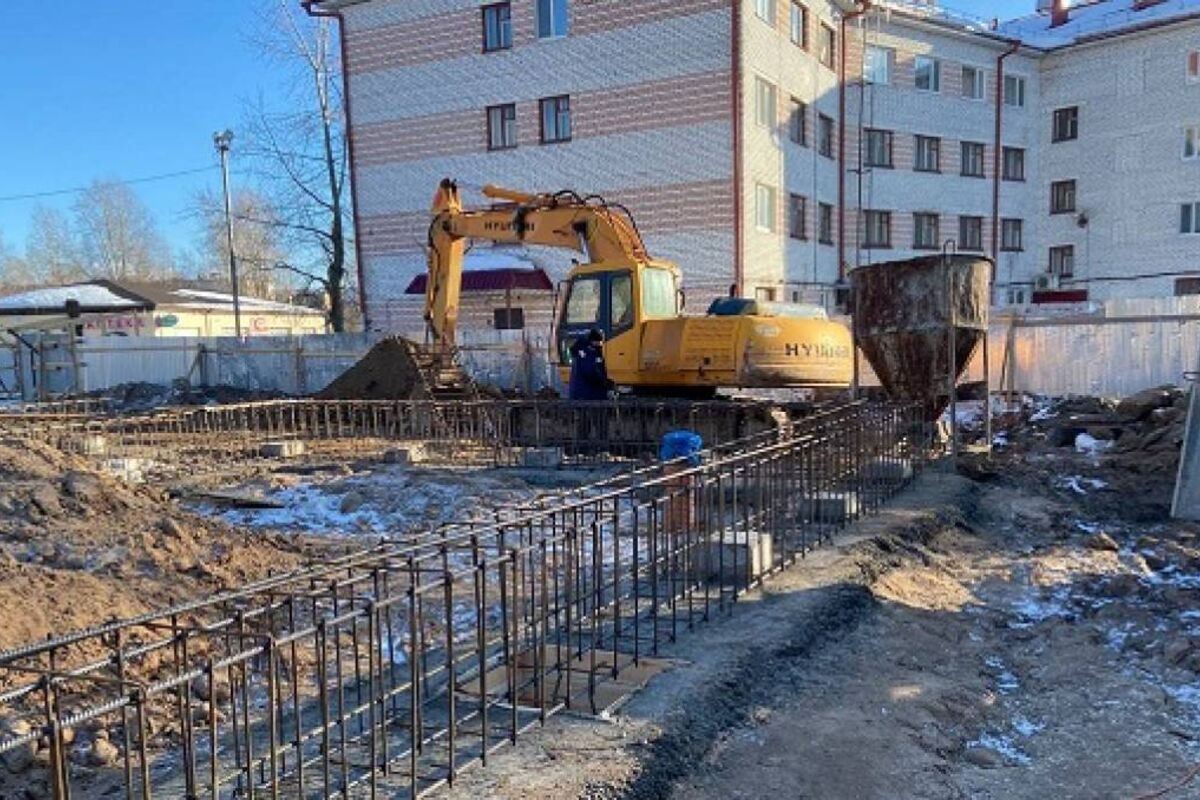 В Новодвинске возводят пятиэтажный дом