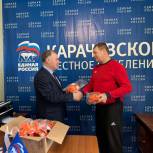 Николай Валуев передал мячи для команды спортивного центра «Снежеть» в городе Карачеве