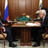 Владимир Путин встретился с лидером фракции «ЕР» Владимиром Васильевым