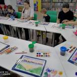 Партийный проект «Женское движение Единой России» на Камчатке провел для детей участников СВО урок живописи