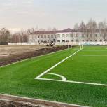 В Нижнегорском районе обновляют стадион местной спортшколы