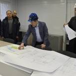 Глава региона проинспектировал строительство школы в микрорайоне «Майский»