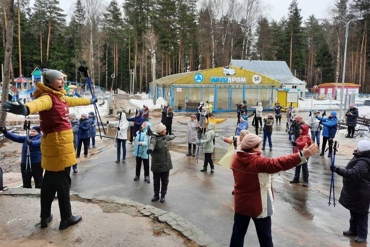 В Иванове при поддержке «Единой России состоялась открытая тренировка по северной ходьбе