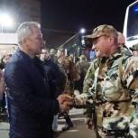 Кирилл Лаврентьев приветствовал вернувшихся в Саратов военнослужащих