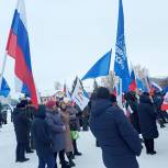 Единороссы Черепановского района организовали митинг «Своих не бросаем»