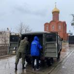 Волонтёры МГЕР и «Боевого Братства» передали в Мелитопольский монастырь помощь для малообеспеченных горожан