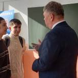 Алексей Марьин встретился со школьниками Сердобского района