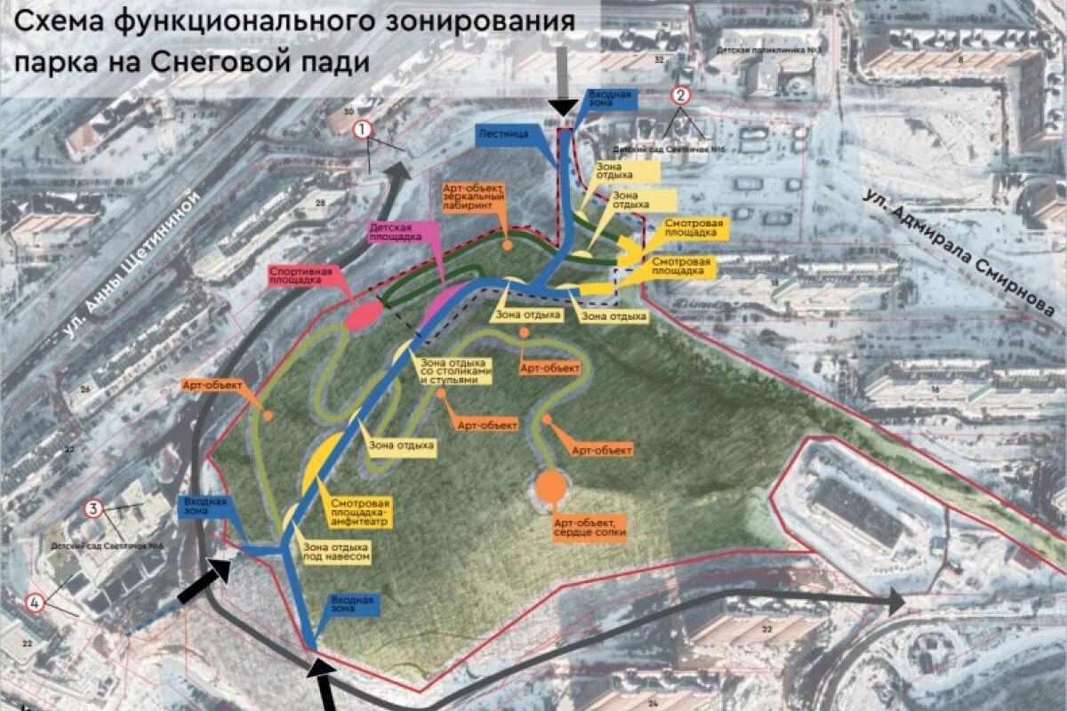 Шесть общественных пространств построят и благоустроят во Владивостоке в  2023 году