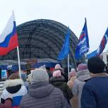 В Черепановском районе Новосибирской области «Единая Россия» организовала митинг «Своих не бросаем»