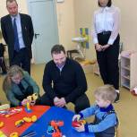 Максим Черствов и Илья Невский приняли участие в открытии детского сада в поселке Первый