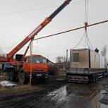Конструкцию модульного фельдшерского пункта установили в селе Марьевка Малосердобинского района
