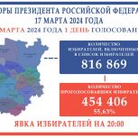 Первый день выборов Президента России завершился – избирательные участки закрылись в 20:00