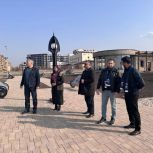 Партдесант «Единой России» проверил состояние общественных территорий в Магасе