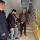Представители МО партии в г. Магас провели инспекционный выезд с целью проверки наличия пандусов