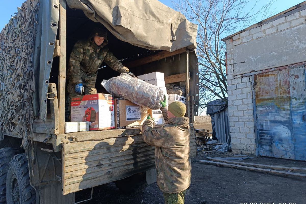 Генераторы, закупленные депутатами «Единой России» для бойцов в зоне СВО,  достигли пункта назначения