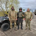 Тюменским участникам СВО передали квадроцикл для эвакуации раненых