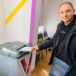 В третий день голосования первые избиратели сделали свой выбор!