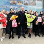 Депутат Ашот Хбликян поздравил с Международным женским днем работников и клиентов Центра социального обслуживания населения