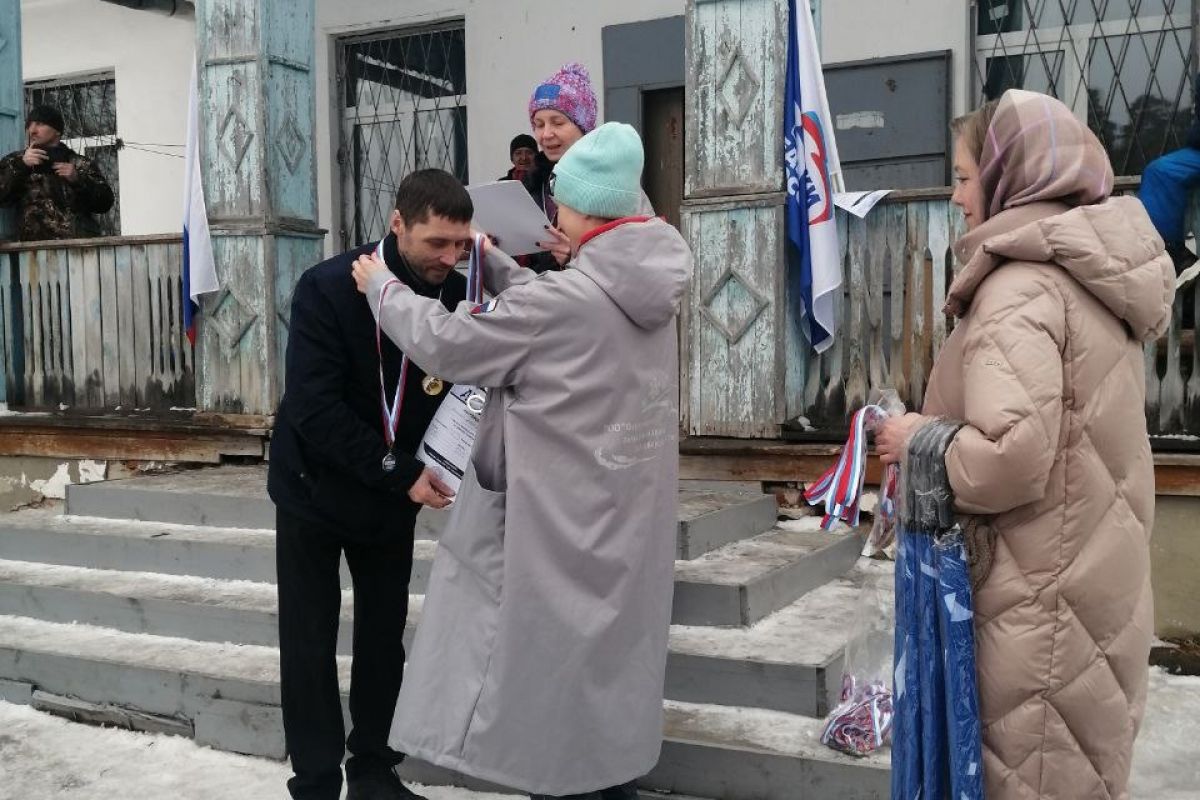 В Иванове в рамках марафона «Сила России» состоялись соревнования по зимнему плаванию
