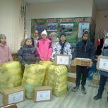 Школьники из Долгоруковского района сшили партию специальных подушек для раненых бойцов