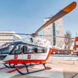 На территории больницы имени Вересаева появилась вертолетная площадка