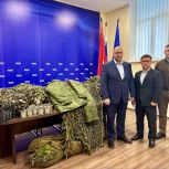 Партийцы привезли в исполком «Единой России» гумпомощь от фонда «Круговорот добра»