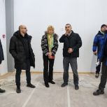 «Степень готовности — высокая»: единороссы проверили, как ведётся строительство школы на намывной территории Васильевского острова