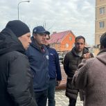В многоквартирном доме на улице Горсоветская в Ростове продолжаются работы по ликвидации последствий взрыва беспилотника