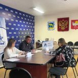Прошел очередной прием граждан по юридическим вопросам в Миасском местном отделении партии «Единая Россия»