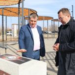 Алексей Штонда и Александр Ходаев обсудили благоустройство Харабалинского района