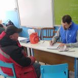 В деревне Азово прошел приём граждан после паводка