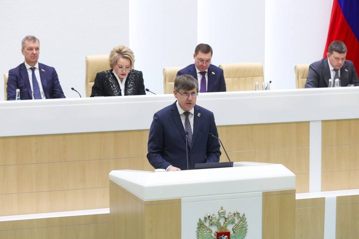 Андрей Кропоткин выступил на пленарном заседании СФ ФС РФ
