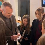 В Домжуре прошла встреча Евгения Попова с будущими журналистами
