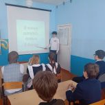 Сасовские молодогвардейцы организовали урок мужества для учеников школы в селе Салтыково