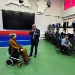 Наталья Каптелинина посетила фиджитал-центр, созданный на базе Красноярского колледжа олимпийского резерва