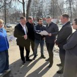 В Уфе стартовало благоустройство сквера им. Рихарда Зорге: партийный десант «Единой России» проконтролировал начало работ
