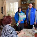 В Иркутске «Молодая Гвардия» и «Единая Россия» поздравили ветеранов с Международным женским днём