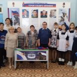 В селе Дубитель Зубово-Полянского района прошло открытие Парты Героя