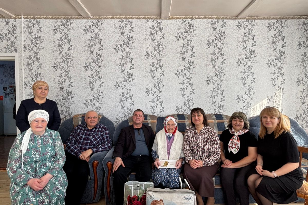 98-летие отметила труженица тыла из Нижних Тиганов Ислямия Хаварисова