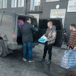 Общественники из Старого Оскола и Губкина доставили гуманитарную помощь в ПВР деревни Шуклинка