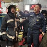 Школьники Тазовского района узнали, как работают пожарные