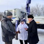 Сергей Айбулатов проинспектировал развитие инфраструктуры в деревне Ложкина