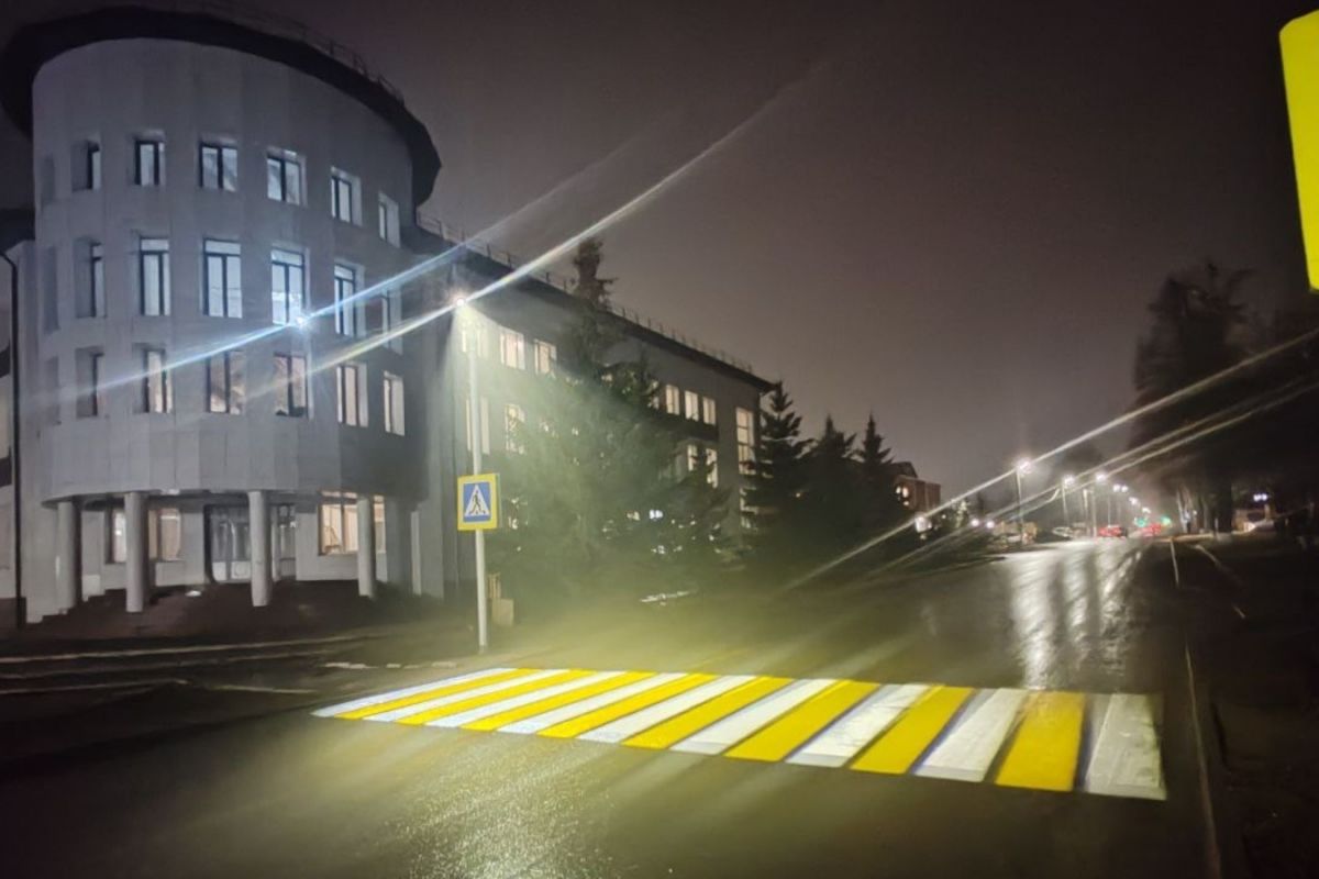 На улице Толстого в Мамадыше появится видеопроекция дорожной разметки