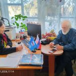 Депутат окружной Думы Лариса Абрютина провела прием граждан в Илирнее